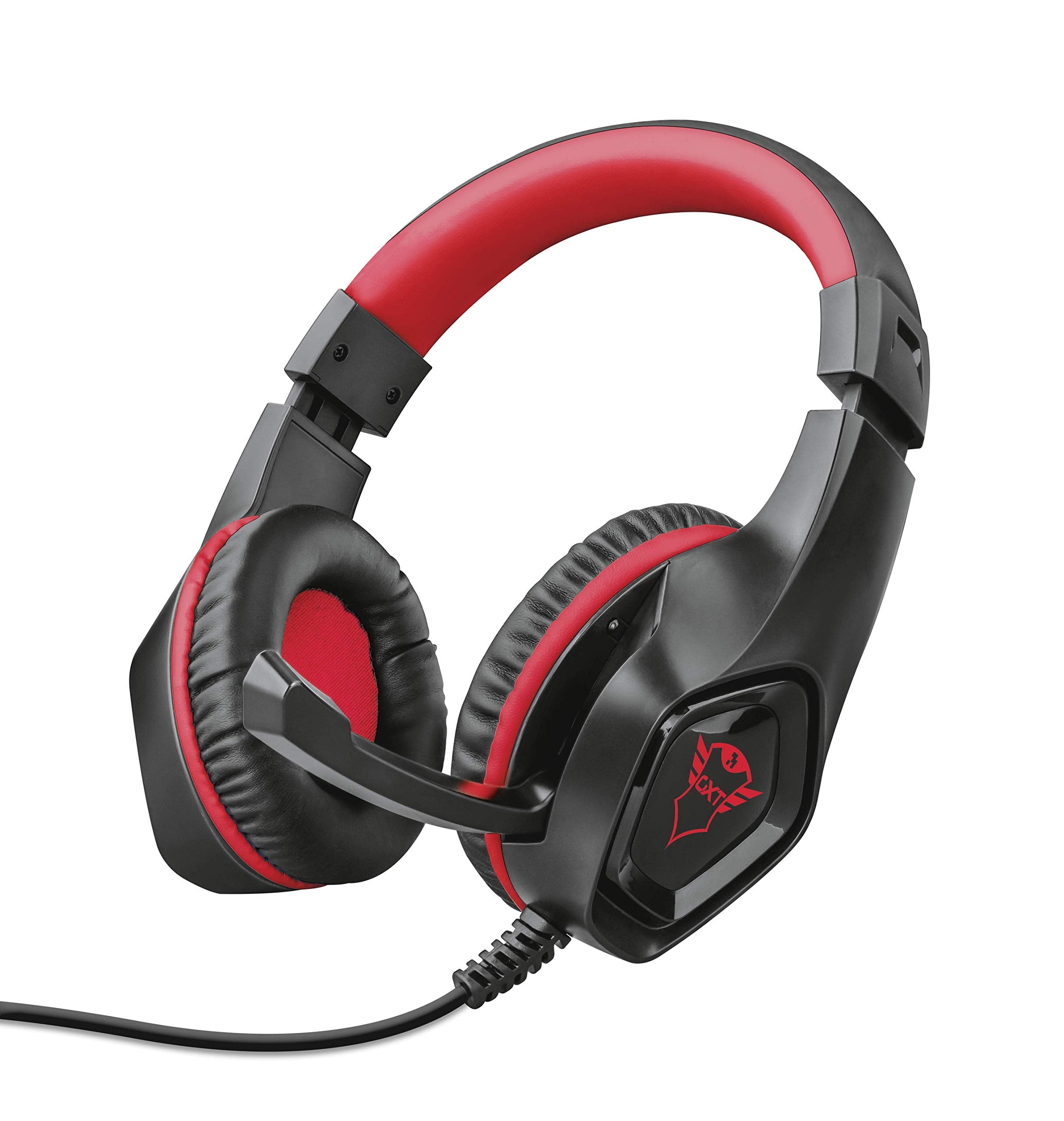 Trust Gaming Gxt 404r Rana Auriculares, Auriculares Con MicróFono Y Diadema Ajustable, Mando A Distancia Integrado, Cable De 1 M, Auriculares Para Pc, SWITCH - , Consola - Rojo Trust Gaming Gxt 404r Rana Auriculares, Auriculares Con MicróFono Y Diadema Ajustable, Mando A Distancia Integrado, Cable De 1 M, Auriculares Para Pc, SWITCH - , Consola - Rojo